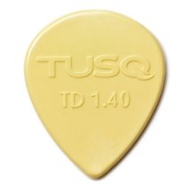 TUSQ Tear Drop Pick 1.4mm Vintage (Warm), One Pick