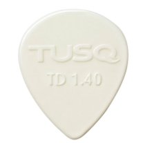 TUSQ Tear Drop Pick 1.4mm White (Bright), One Pick
