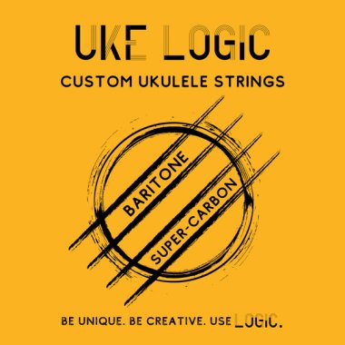 Uke Logic H-BGA4-C, Hard Tension, Baritone Low D, Full Set