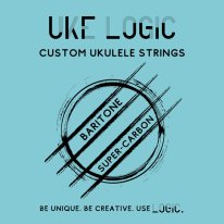 Uke Logic H-BLD-C, Hard Tension, Baritone Low D, Full Set