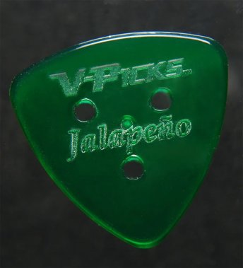 V-Picks Jalapeno Green Mandolin Pick 1.50mm, One Pick