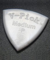 V-Picks Medium Pointed Pearly Gates 2.75mm, One Guitar Pick