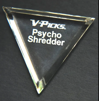V-Picks Psycho Shredder 5.85mm, One Guitar Pick, Clear