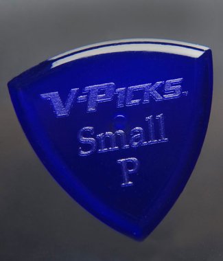 V-Picks Small Pointed Sapphire Blue 2.75mm, One Guitar Pick