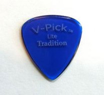 V-Picks Tradition Lite Sapphire Blue 1.5mm, One Guitar Pick