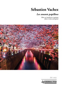 Vachez | Les amants papillons for guitar and flute