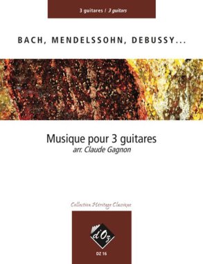 Various | Musique Pour Trois Guitares for 3 guitars (arr. Claude)