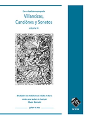 Villancicos, Canciones y Sonetos, Vol. 4 for guitar & vocals