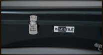 Visesnut Premiere 1 Adjustable Hard Shell Classical Guitar Case, Black
