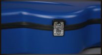 Visesnut Premiere 1 Adjustable Hard Shell Classical Guitar Case, Royal Blue