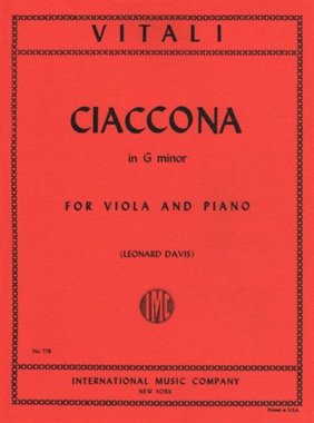 Vitali | Ciaccona in G minor for viola & piano