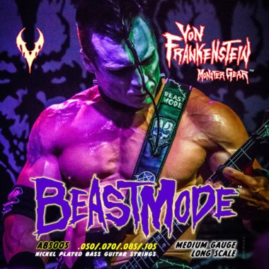 Von Frankenstein BeastMode Nickel Plated Bass Strings Medium Light 50-105