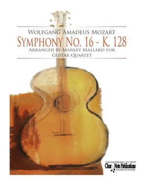 W. A. Mozart Symphony No. 16 - K. 128 guitar quartet
