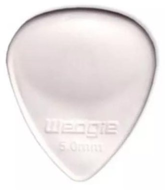 Wedgie 5.0mm Soft, One Pick, White