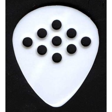 Wegen Picks BG140 9 Hole Bluegrass Pick RightHand White 1.40mm, One Pick