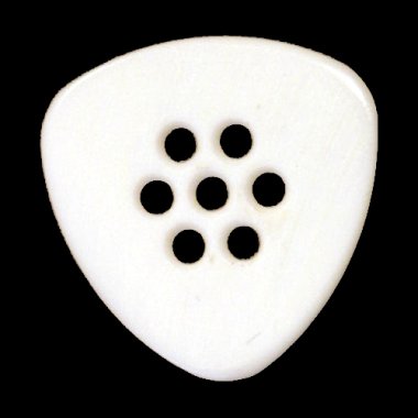 Wegen Picks BN140 Rounded Triangle Rt Hand Pick White 1.40mm, One Pick