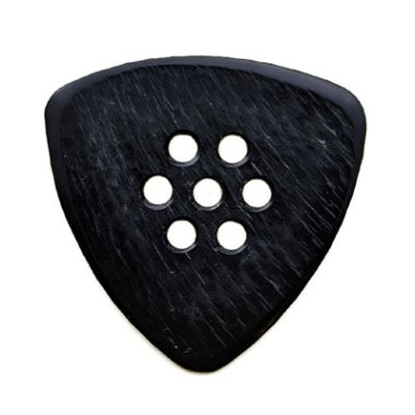 Wegen Picks TF140B Triangular Pick Right Handed Black 1.40mm, One Pick