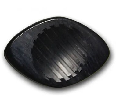 Wegen Picks YN350 Yeux Noir Pick Right Handed Black 3.50mm, One Pick