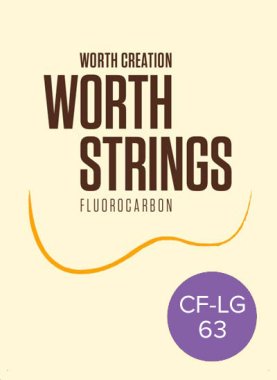 Worth Ukulele Strings Clear Fluoro-Carbon Fat Low-G CF-LG 63 inch