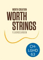 Worth Ukulele Strings Clear Fluoro-Carbon Heavy Low-G HD, CH-LGHD 63in