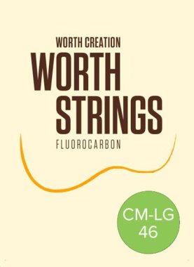 Worth Ukulele Strings Clear Fluoro-Carbon Medium Low-G CM-LG 46 inch