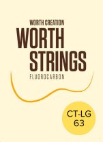 Worth Ukulele Strings Clear Fluoro-Carbon Tenor Low-G CT-LG 63 inch