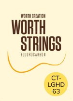 Worth Ukulele Strings Clear Fluoro-Carbon Tenor Low-G HD, CT-LGHD 63in