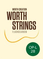 Worth Ukulele Strings for Bass Ukulele Light Gauge OP-L, Full Set 28 inch
