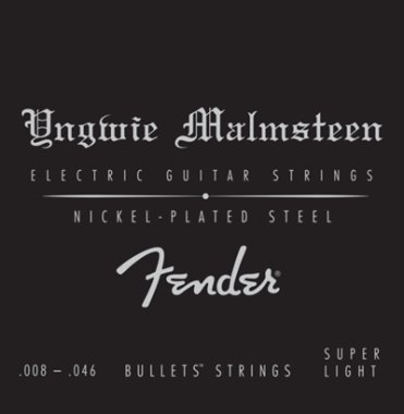 Yngwie J. Malmsteen Fender Bullets Nickel-Plated Steel (8-46)