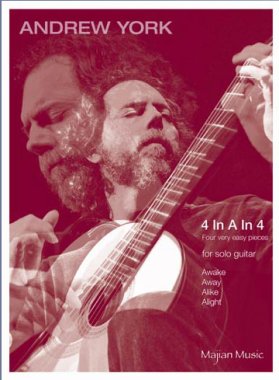 York | 4 In A in 4 Four very easy pieces for solo guitar