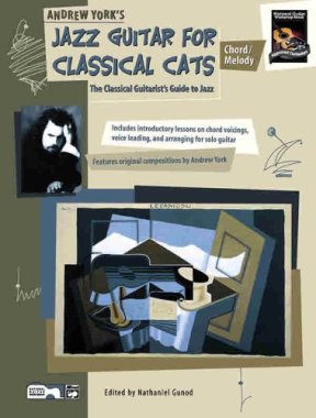York | Jazz for Classical Cats, Chords and Melody w/CD for solo guitar