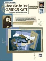 York | Jazz for Classical Cats, Improvisation Book/CD for solo guitar