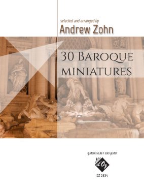Zohn | 30 Baroque miniatures for solo guitar