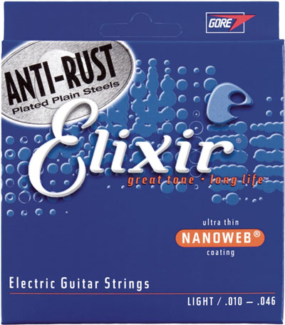 Elixir 12052 Nanoweb Coated Electric Guitar Strings 10-46 Elixir 12052 Nanoweb Coated Electric Guitar Strings 10-46