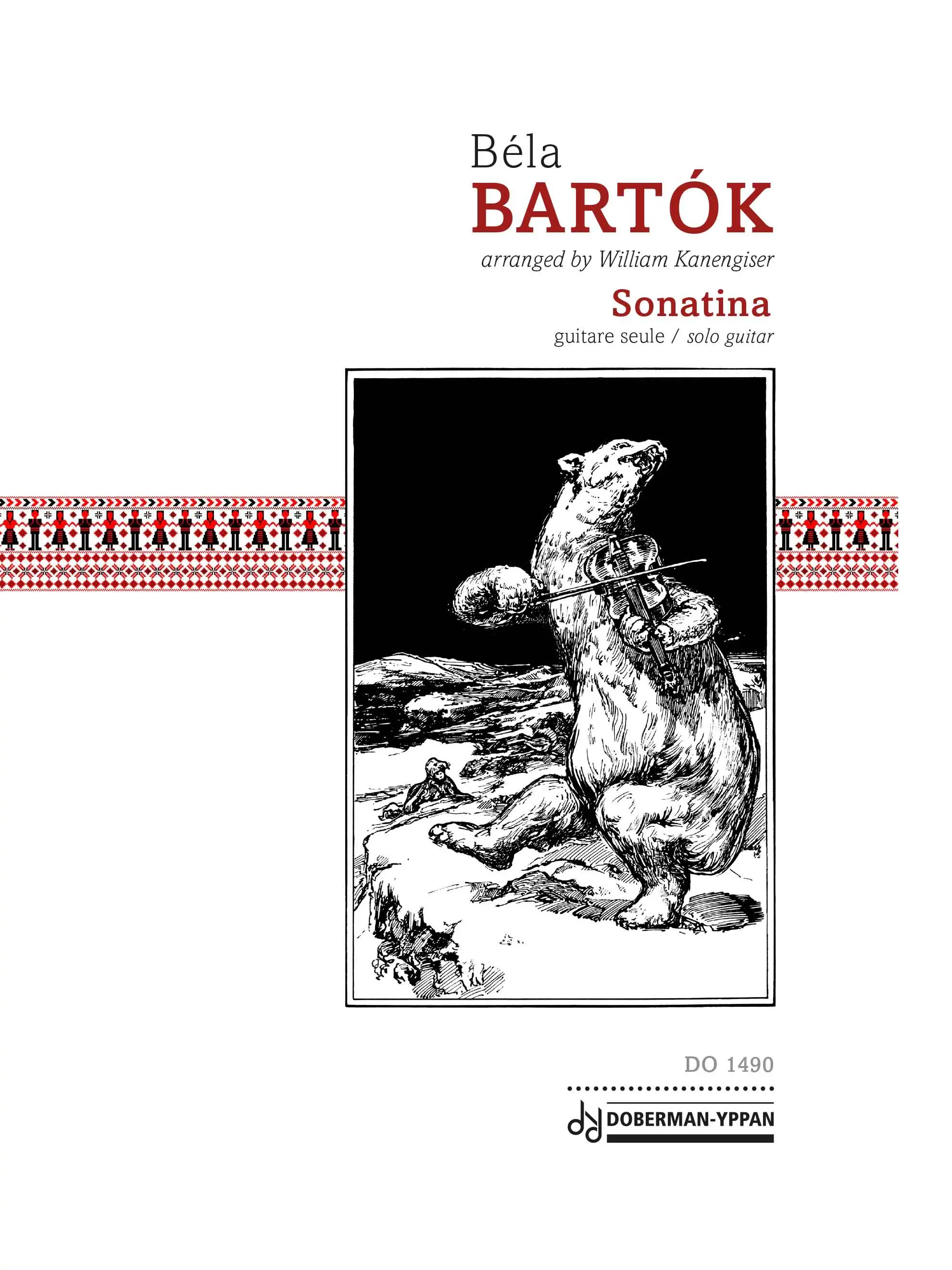 Bartok arr. by Kanengiser | Sonatina for solo guitar