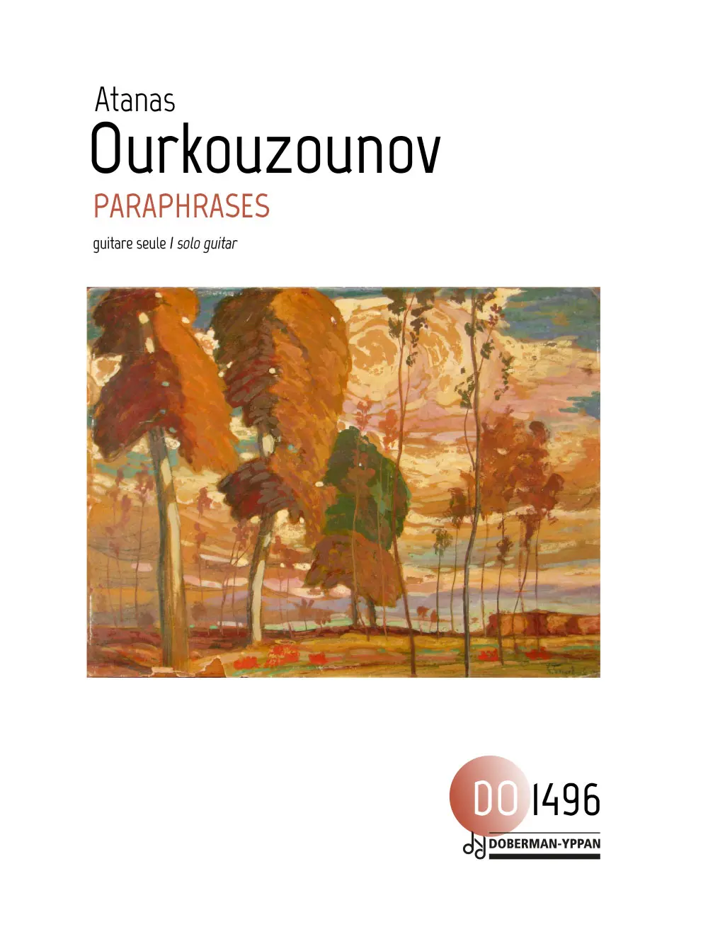 Ourkouzounov | Paraphrases for solo guitar