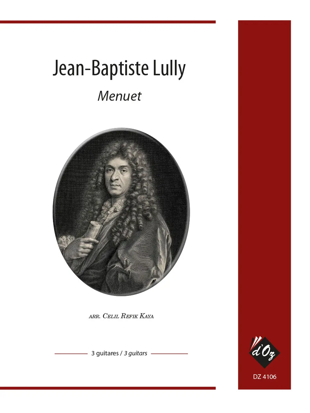 Lully arr. by Kaya | Menuet for 3 guitars