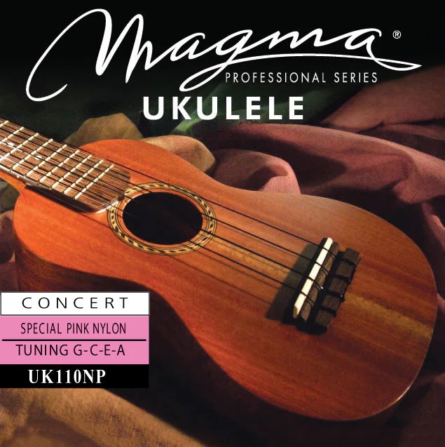 Magma UK110NP Special Pink Nylon Ukulele Strings, Concert