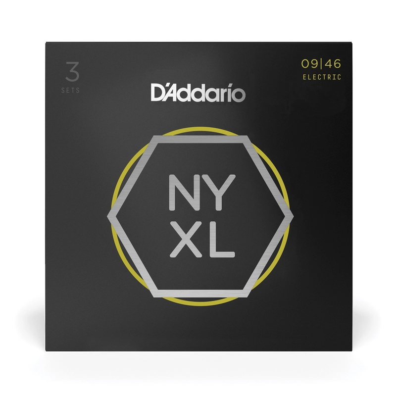 D'Addario NYXL0946-3P Nickel Wound Electric Guitar Sup Lt 9-46 3 SETS