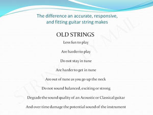 Click here for larger image - Classical Guitar - Old Strings Strings By Mail Presentation | Classical Guitar - Old Strings